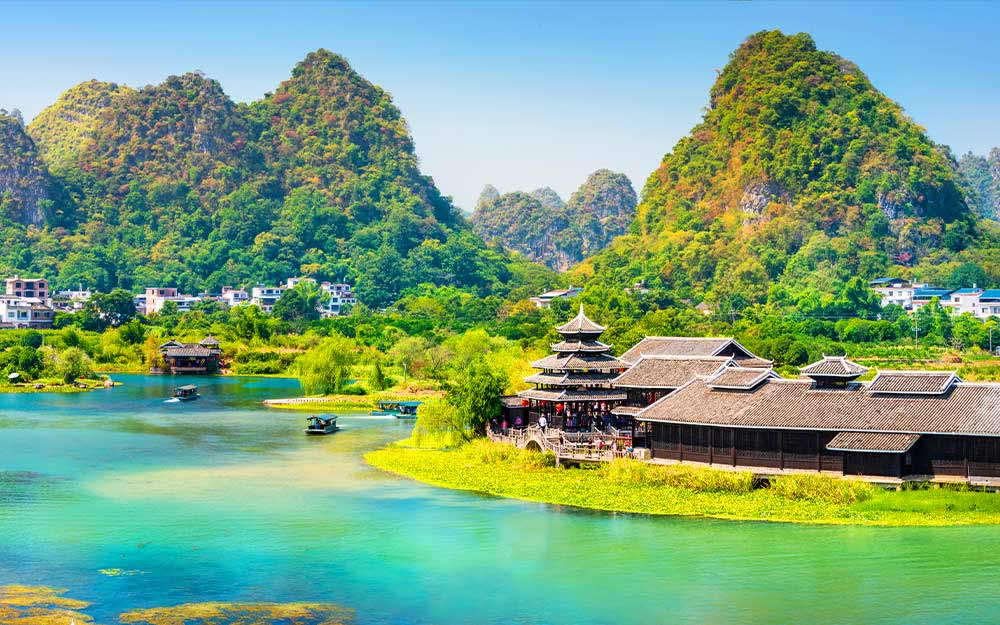 桂林山旅遊